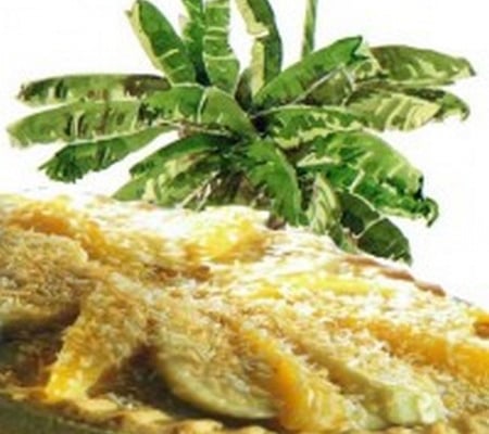 Tarte banane et mangue