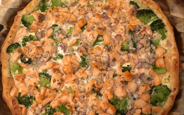 Tarte saumon brocolis