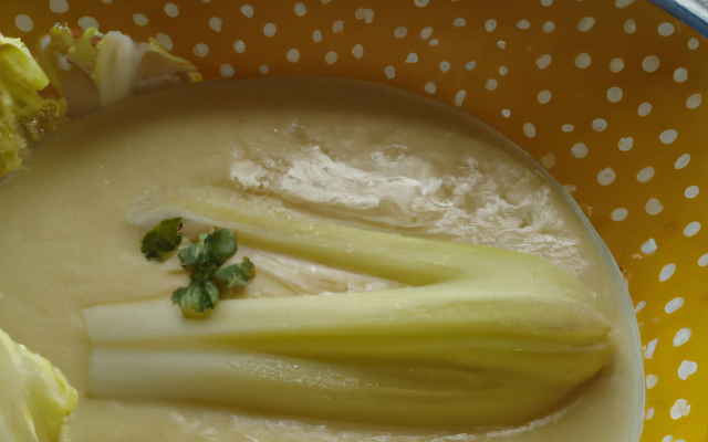 Velouté d'endives au maroilles