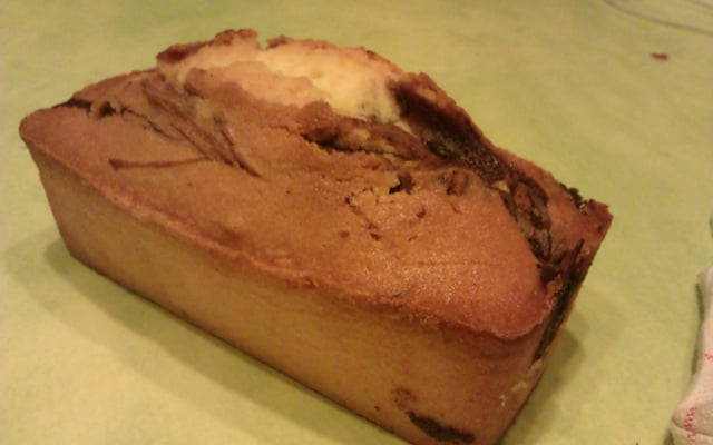 Cake marbré moelleux au chocolat noir