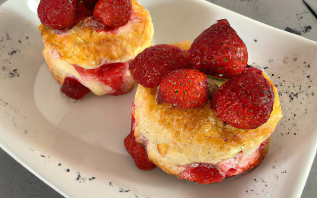 Croustilles de riz soufflé à la fraise