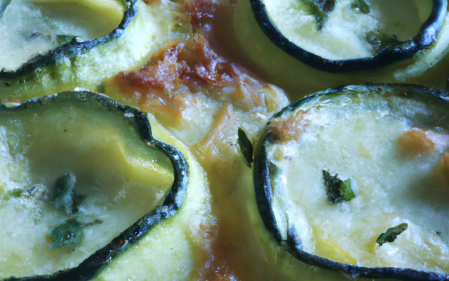 Gratin de courgettes à la ciboulette