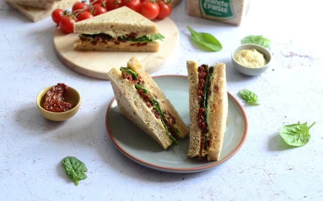 Club sandwich végétarien