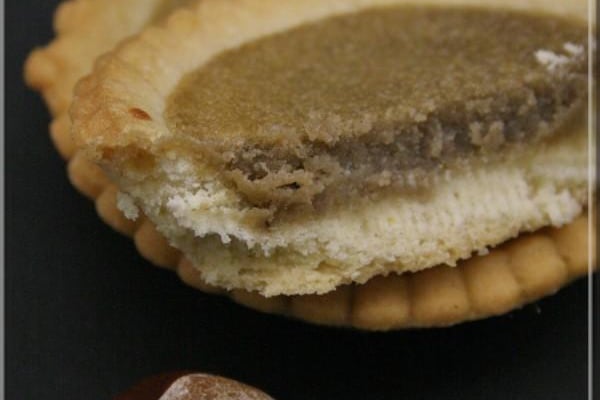 Mini tartelettes à la crème de châtaigne et fève Tonka