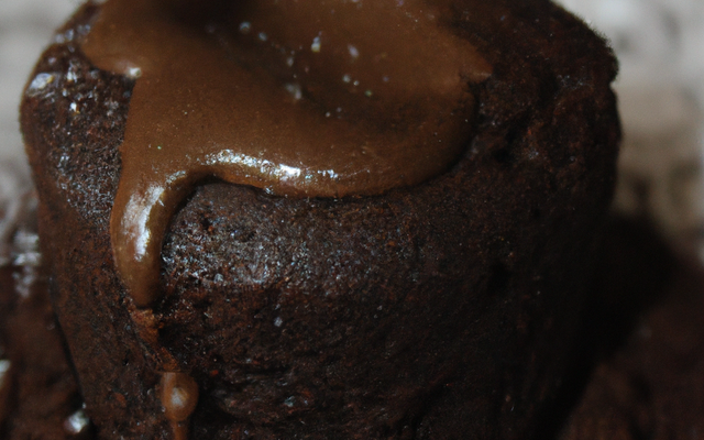 Fondant au chocolat sur lit de cacao corsé