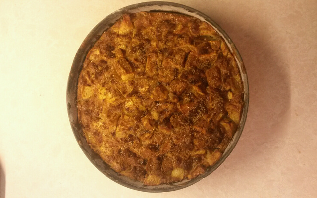 Gâteau invisible aux pommes