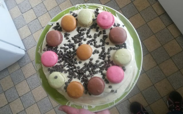 Sublime au chocolat et aux macarons