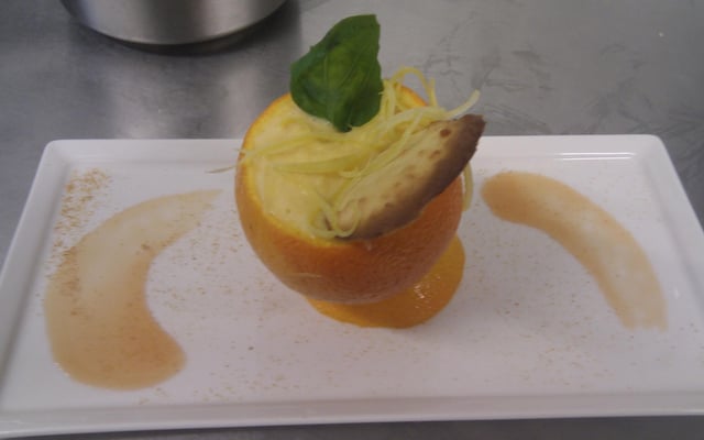 Orange givrée maison