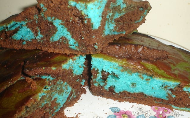 Marbré choco-curaçao