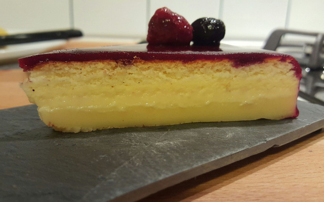 Gâteau magique vanille et citron