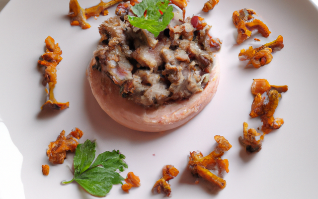 Champignon au tartare