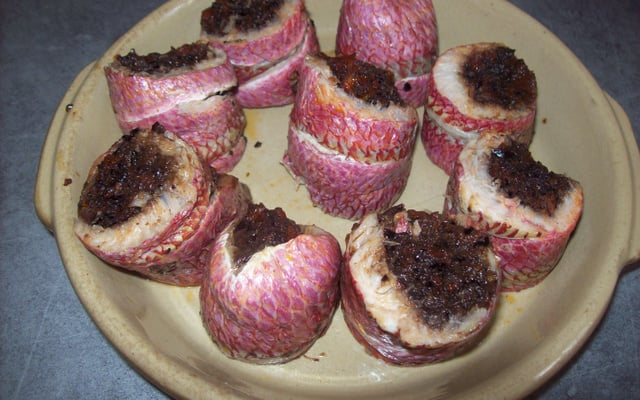Filets de rougets à la tapenade maison