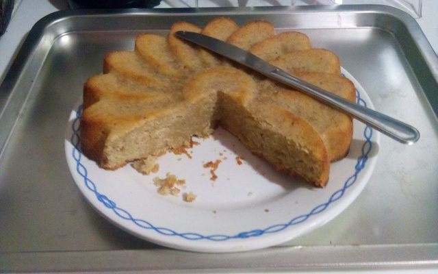 Moelleux à la noisette sans œufs