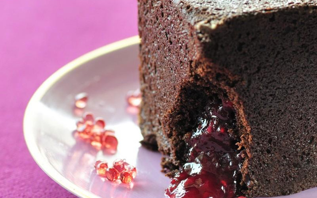 Cube de chocolat au cœur de Framboise