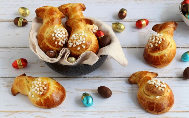 Petites brioches de Pâques