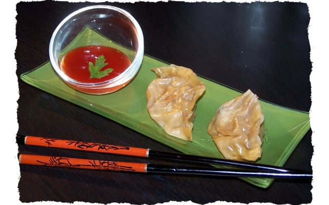 Ravioli chinois au porc et aux crevettes