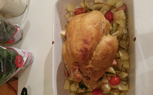 Poulet en croûte de Moutarde et herbes de Provence