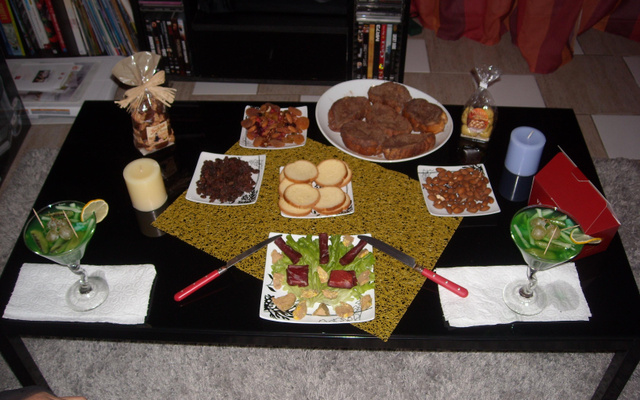 Tagliatelle aux crevettes et champignons
