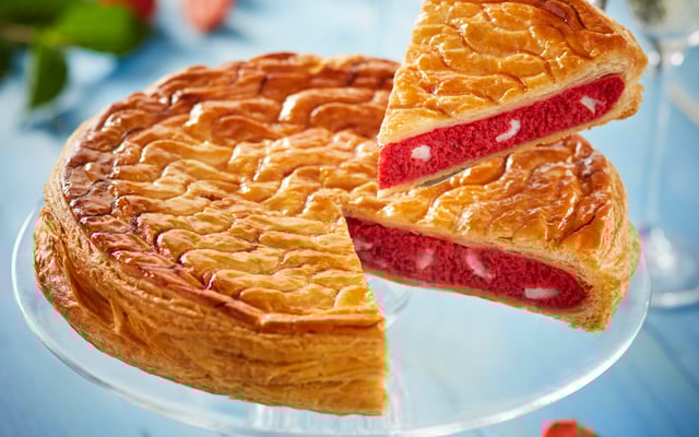 Galette fraise litchi