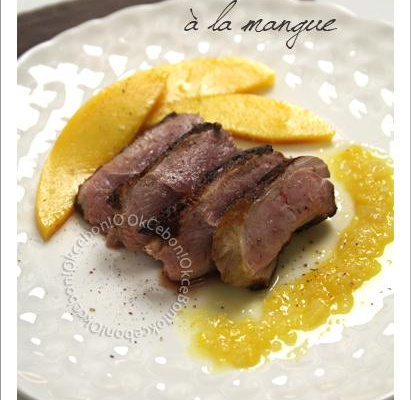 Magrets de canard à la mangue