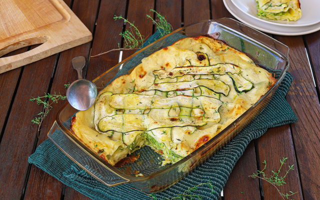 Lasagnes aux courgettes