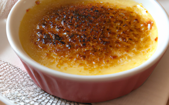 Crème brûlée au gingembre