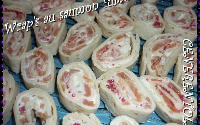 Wrap's au saumon fumé