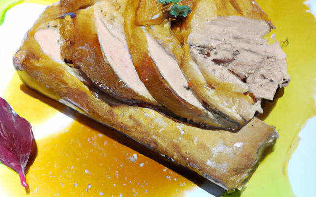 Rôti de dinde au foie gras