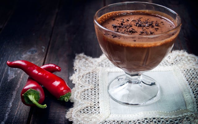Mousse au chocolat au piment d'Espelette