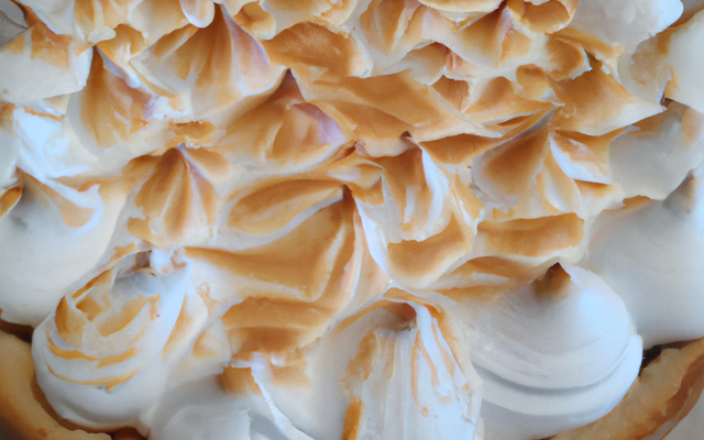 Tarte meringuée au citron maison