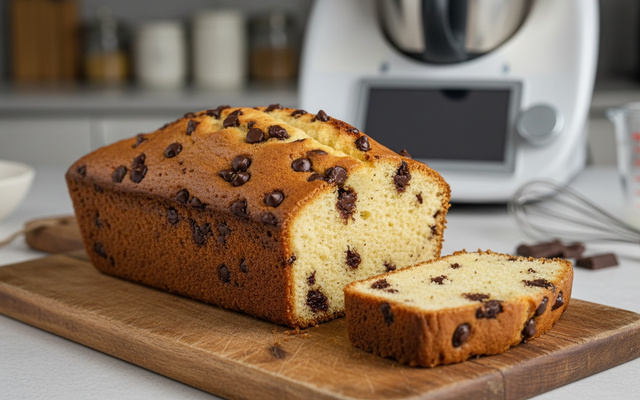 Cake aux pépites de chocolat au thermomix