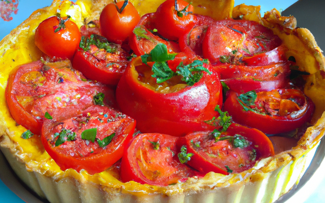 Tarte de tomates à la française