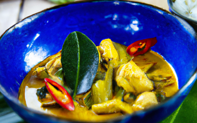 Poulet curry façon thaïlandais