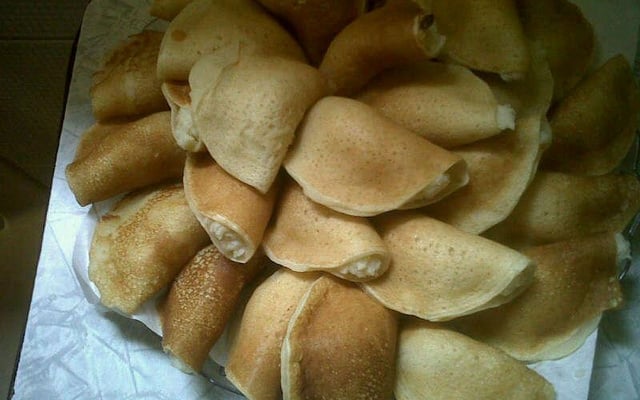 Crêpes à la crème