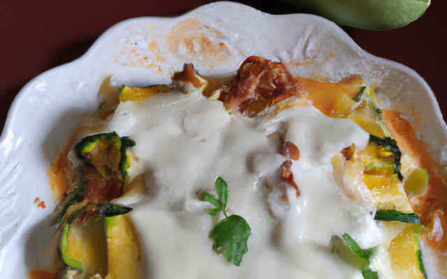 Lasagnes légères aux courgettes et fromage frais