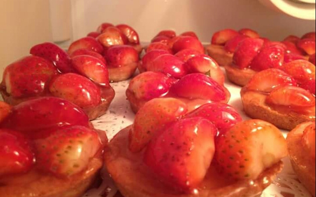 Tartelette fraise réglisse