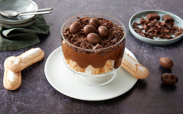 Mousse croustillantes au chocolat et au riz soufflé