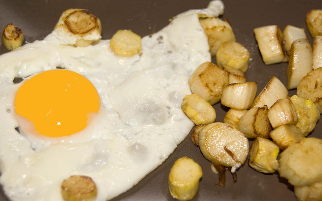 Œufs et asperges comme à la finca