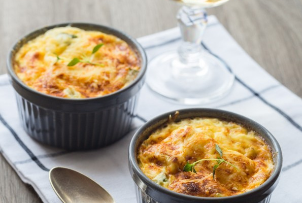 Flan de courgette au parmesan