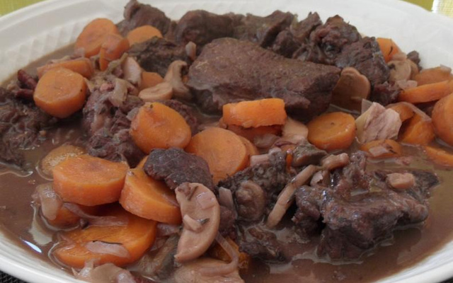 Bœuf Bourguignon aux carottes