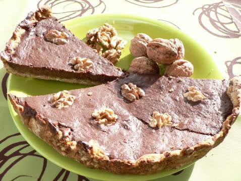 Tarte au chocolat d'automne