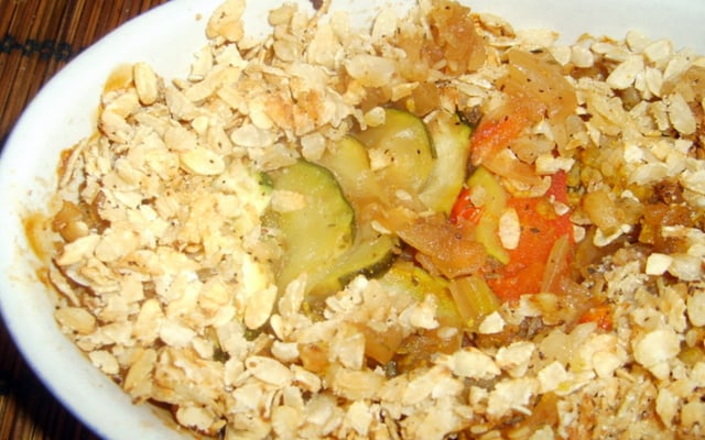 Crumble de courgettes inratable