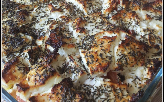 Tomates gratinées à la feta