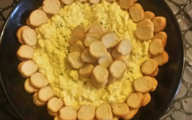 Œufs brouillés à la crème fraîche