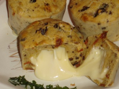 Petits toscans,coulant au gouda