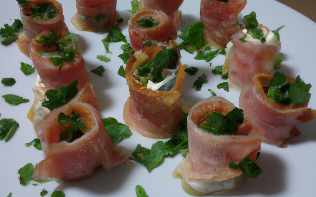 Batonnet roulé pour l'apéritif