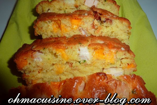 Cake poulet roti mimolette