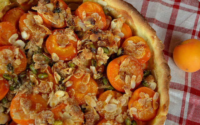 Tarte aux abricots express