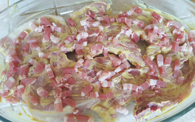 Côte de porc à la franc-comtoise