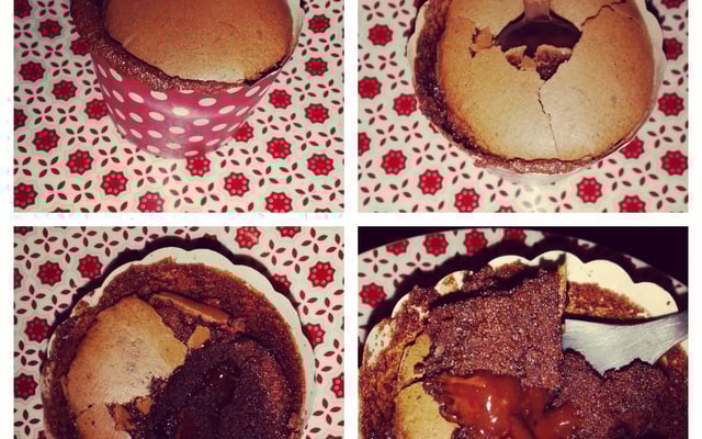 Gâteaux fondants praliné